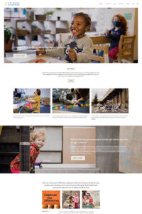 Pike Market Child Care & Preschool homepage mockup